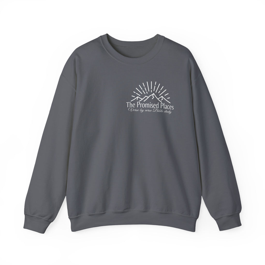 Inspirational Crewneck Sweatshirt: Be Strong and Courageous, Faith Sweatshirt, Unisex Gift, Scripture Apparel, Cozy Everyday Wear