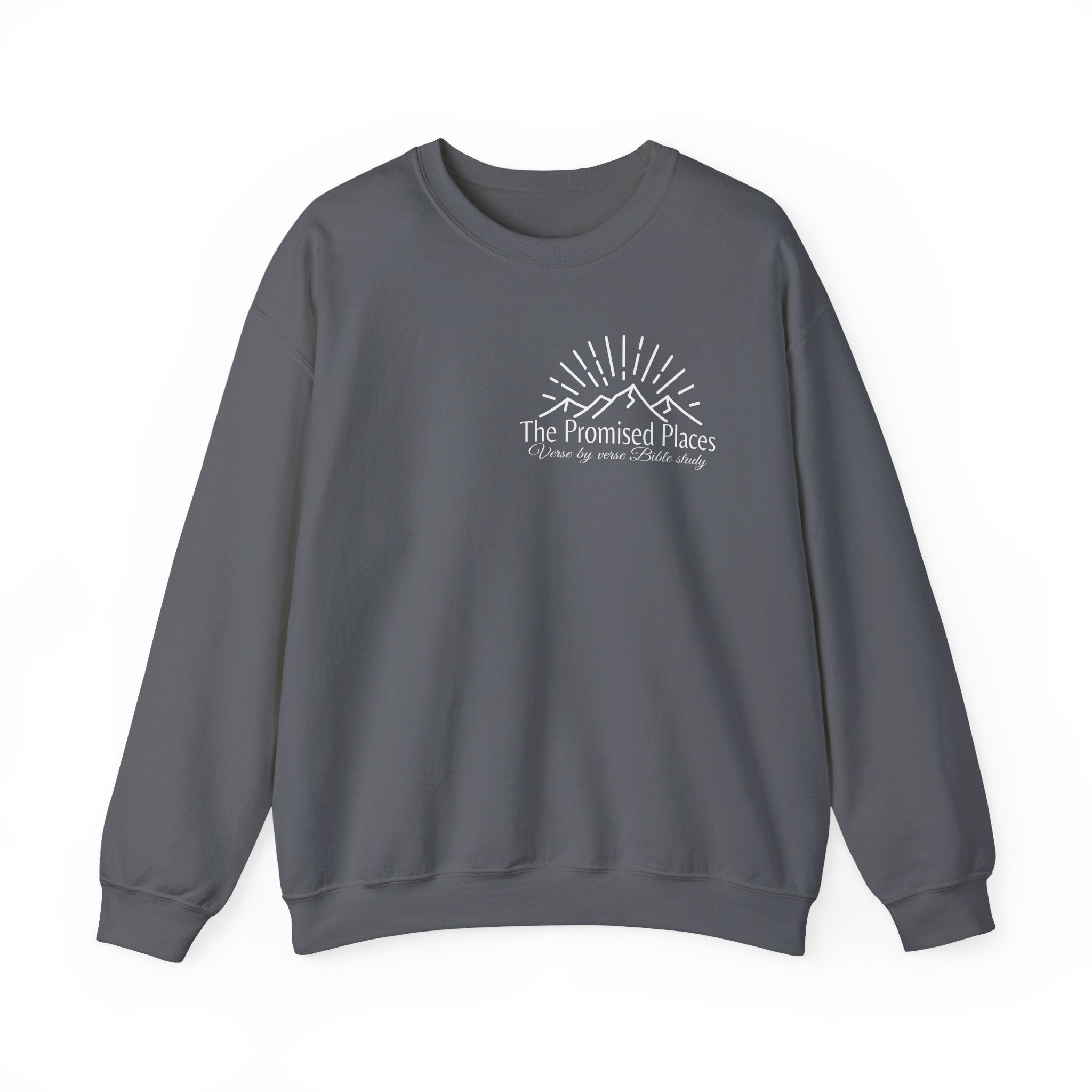 Inspirational Crewneck Sweatshirt: Be Strong and Courageous, Faith Sweatshirt, Unisex Gift, Scripture Apparel, Cozy Everyday Wear