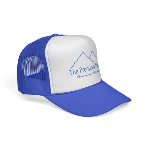 Inspirational Trucker Caps - The Promised Places, Bible Study, Outdoor Adventure, Gift for Believers, Faith Accessories