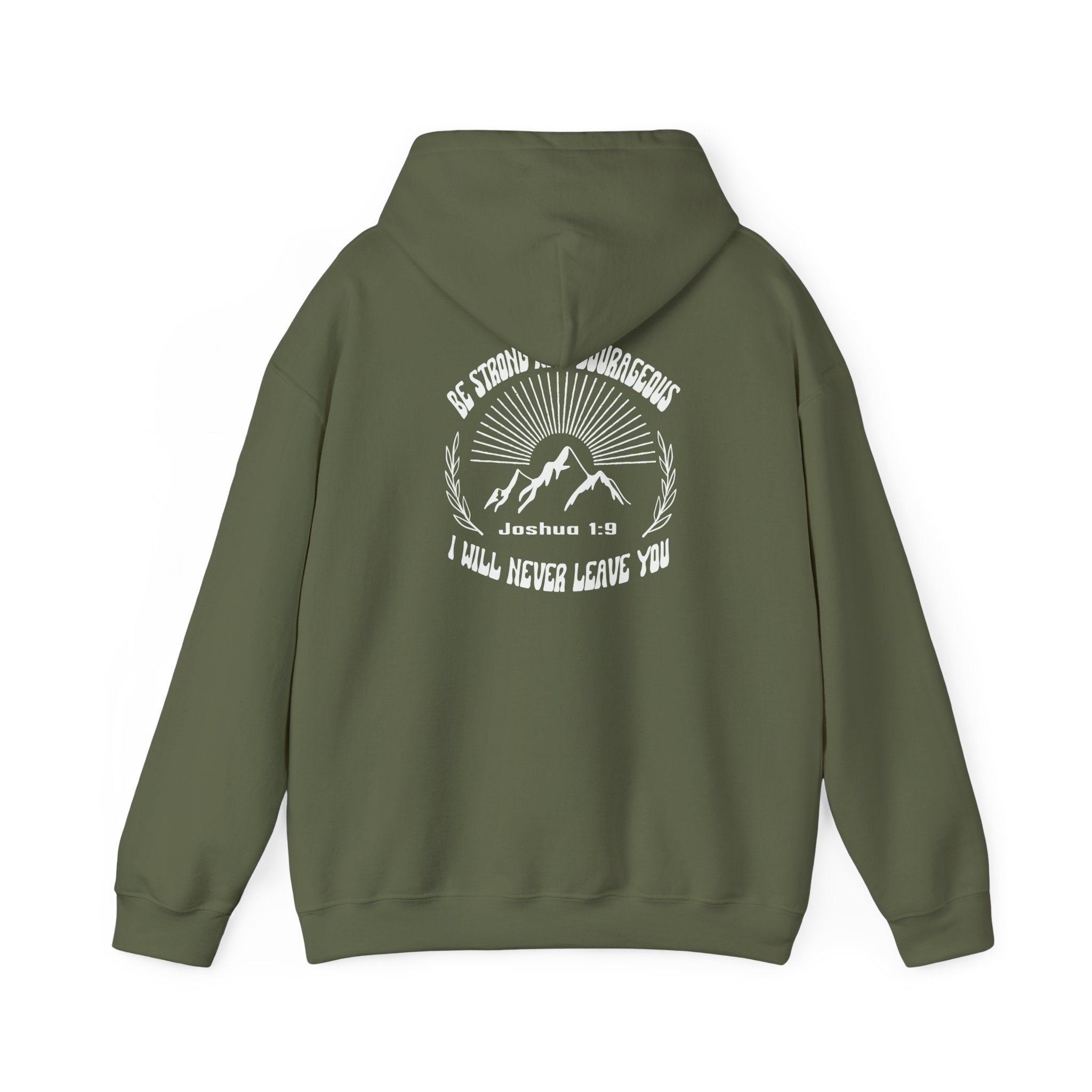 Comfortable Unisex Hooded Sweatshirt - I Will Never Leave You, Perfect for Fall, Gift for Friends, Cozy Loungewear, Everyday Hoodie, [...]