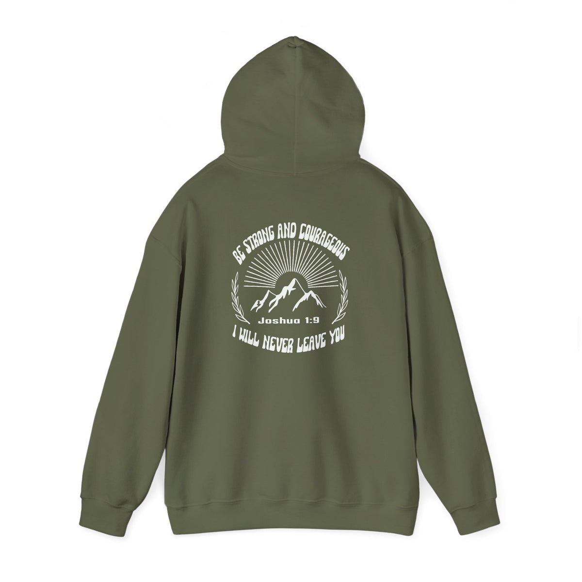 Comfortable Unisex Hooded Sweatshirt - I Will Never Leave You, Perfect for Fall, Gift for Friends, Cozy Loungewear, Everyday Hoodie, [...]