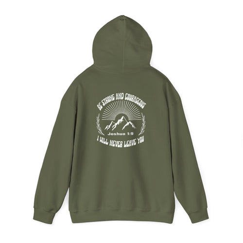 Comfortable Unisex Hooded Sweatshirt - I Will Never Leave You, Perfect for Fall, Gift for Friends, Cozy Loungewear, Everyday Hoodie, [...]
