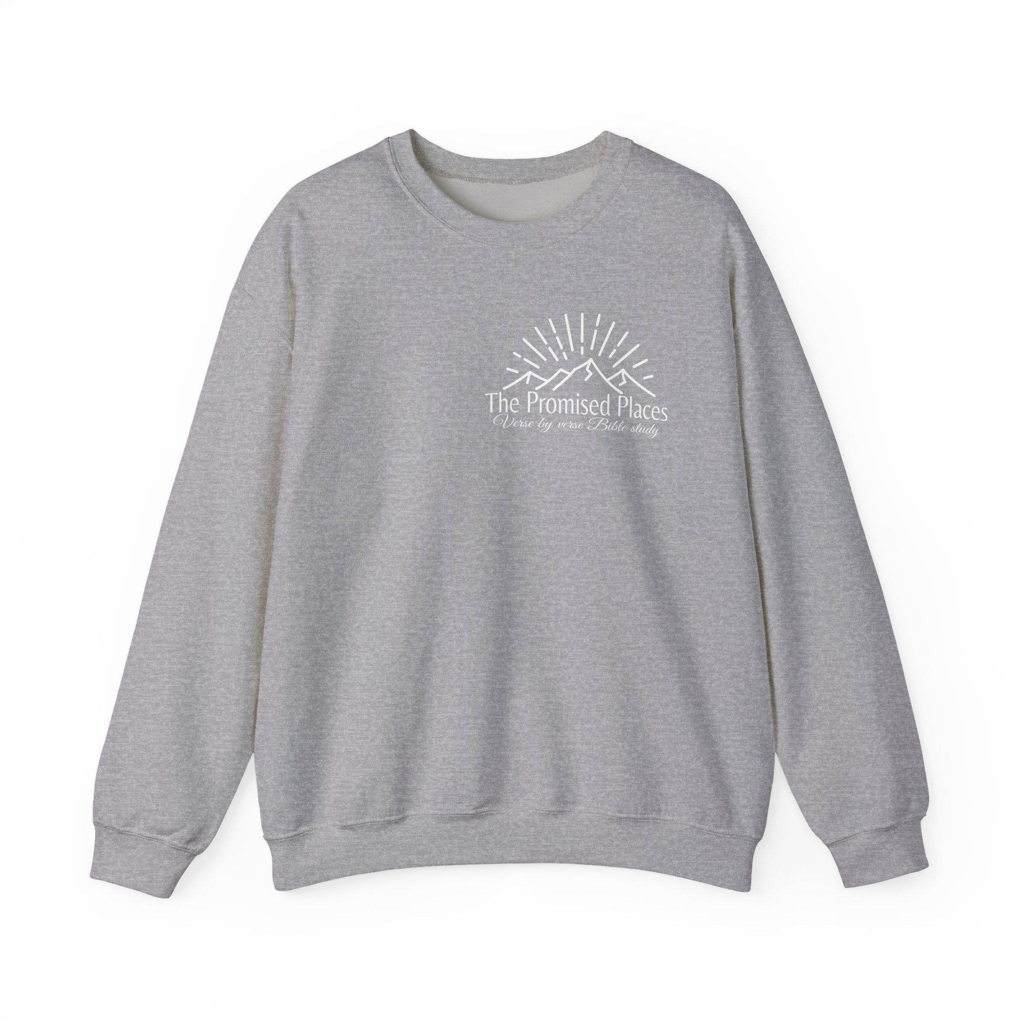 Inspirational Crewneck Sweatshirt: Be Strong and Courageous, Faith Sweatshirt, Unisex Gift, Scripture Apparel, Cozy Everyday Wear