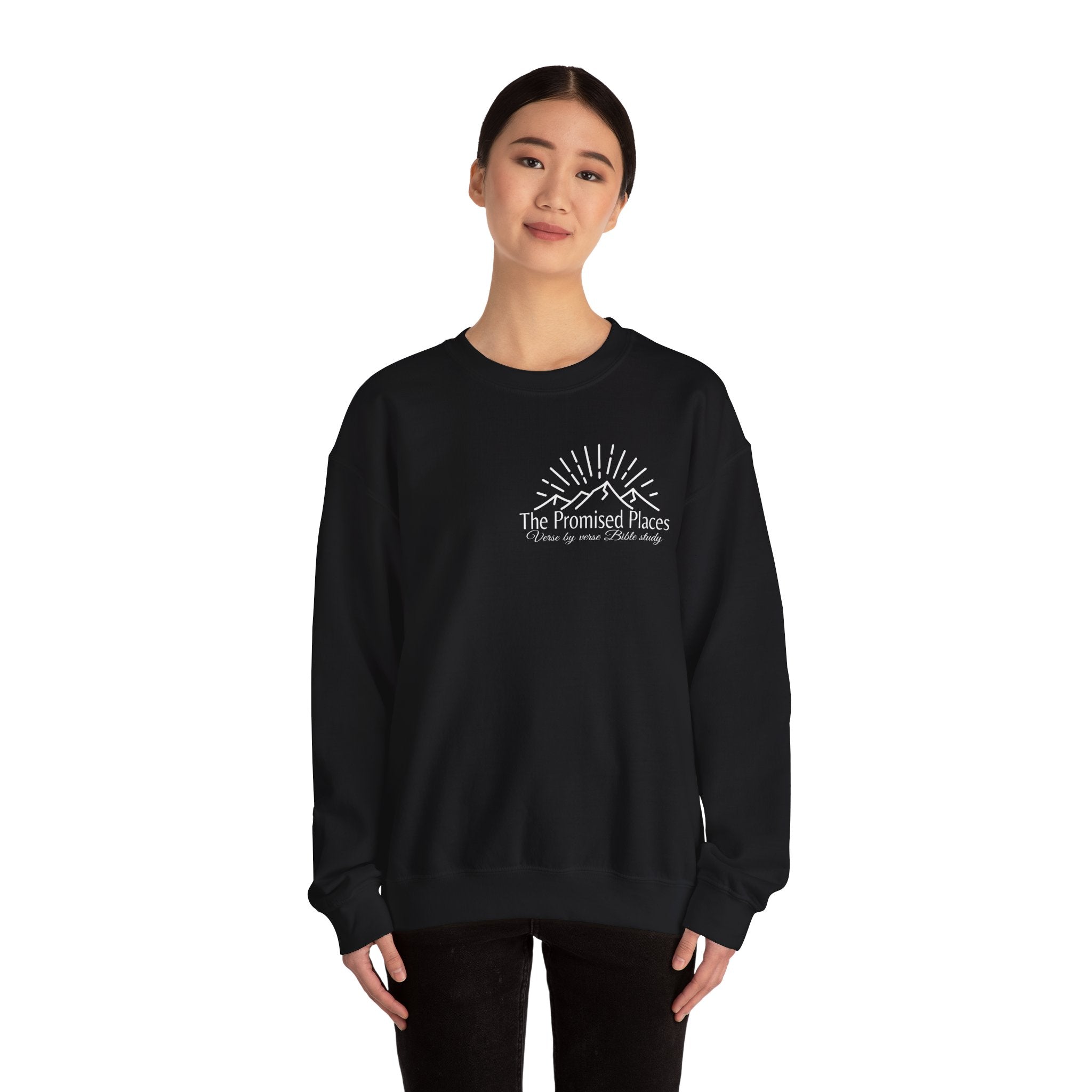 Inspirational Crewneck Sweatshirt: Be Strong and Courageous, Faith Sweatshirt, Unisex Gift, Scripture Apparel, Cozy Everyday Wear