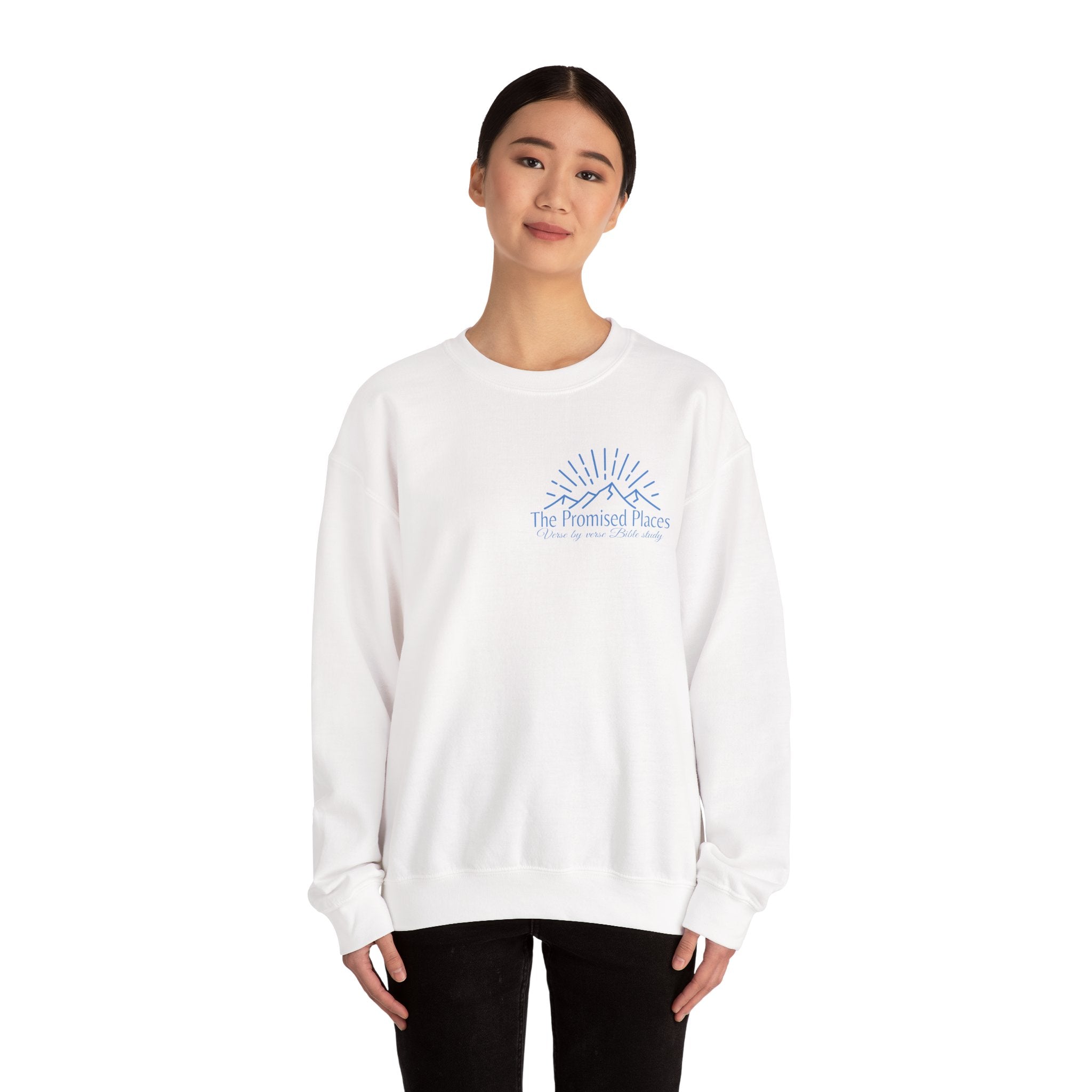 Inspirational Crewneck Sweatshirt: Be Strong and Courageous, Faith Sweatshirt, Unisex Gift, Scripture Apparel, Cozy Everyday Wear