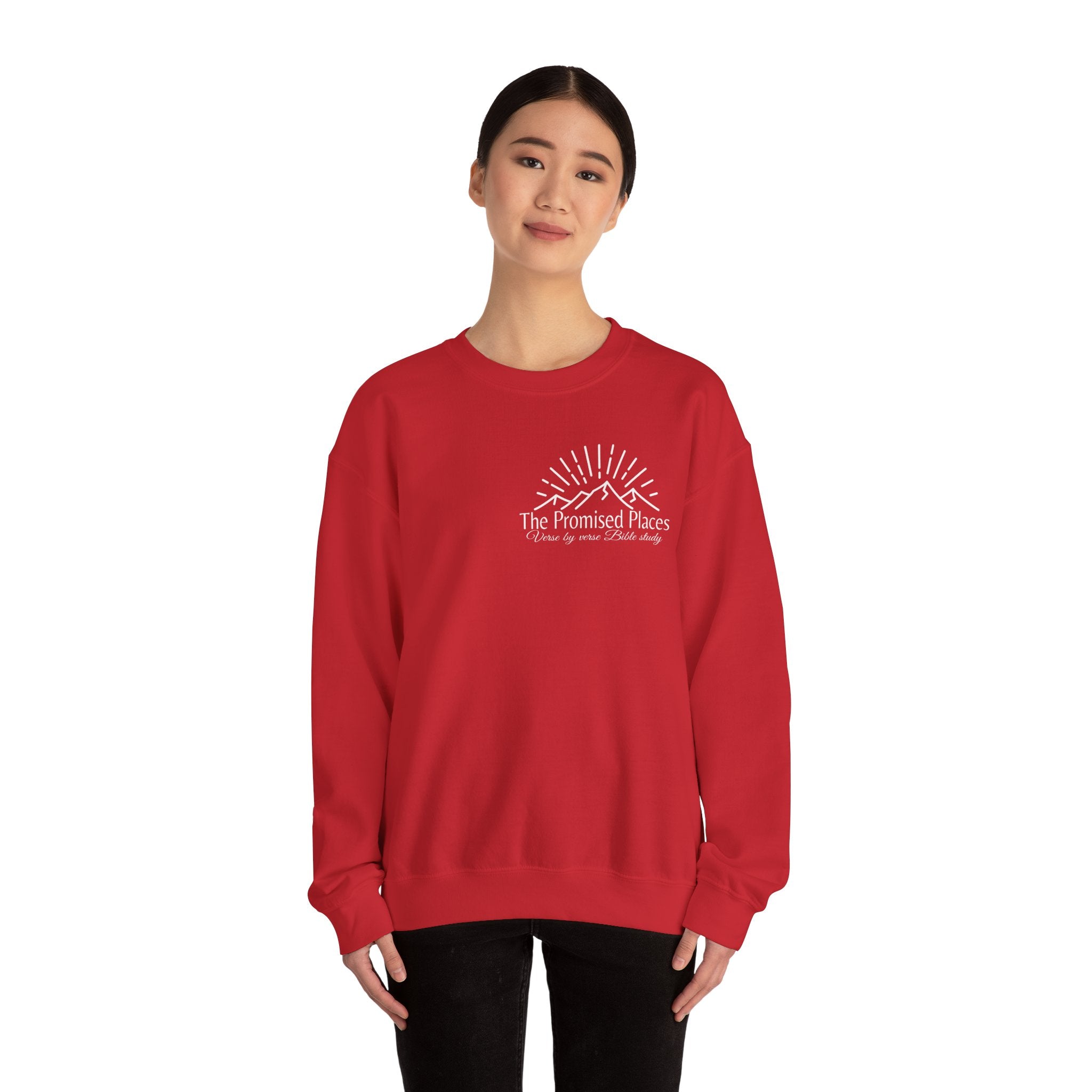 Inspirational Crewneck Sweatshirt: Be Strong and Courageous, Faith Sweatshirt, Unisex Gift, Scripture Apparel, Cozy Everyday Wear