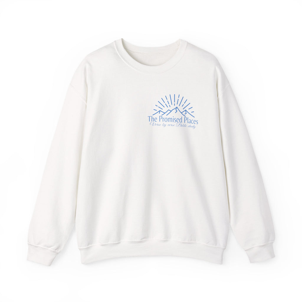 Inspirational Crewneck Sweatshirt: Be Strong and Courageous, Faith Sweatshirt, Unisex Gift, Scripture Apparel, Cozy Everyday Wear